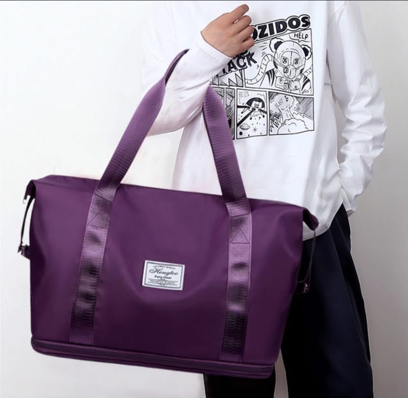 Purple duffel bag product image