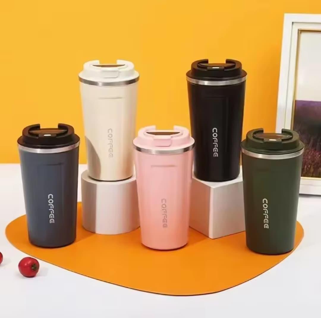 Thermal vacuum mugs in several colours